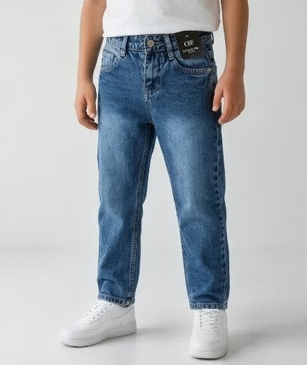 Olive + Fig Dark Grey Kids Jeans (Style 3)