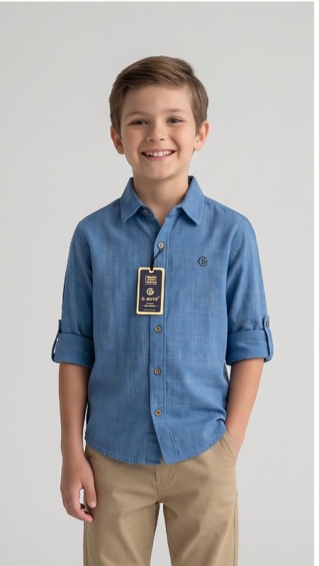 Original Cargo Shirt — Denim Blue