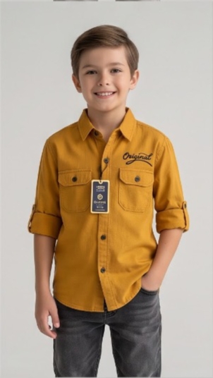 Original Cargo Shirt — Mustard
