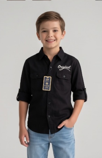 Original Cargo Shirt — Black