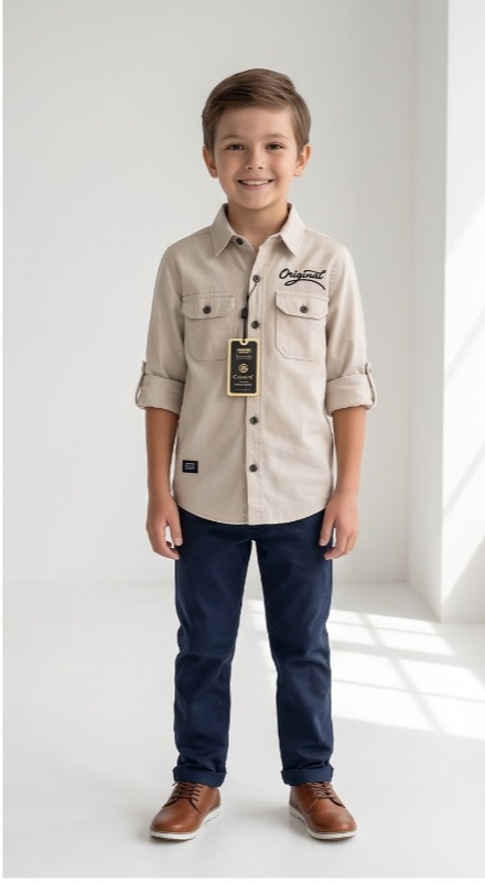 Original Cargo Shirt — Beige — image 2