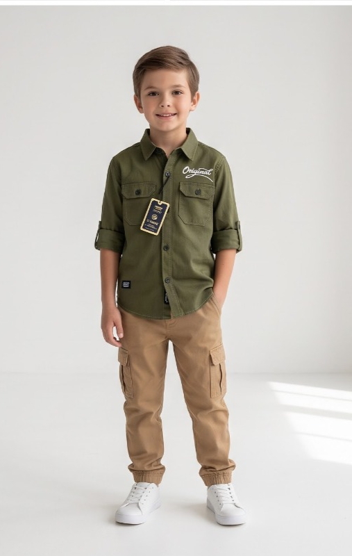 Original Cargo Shirt — Army Green
