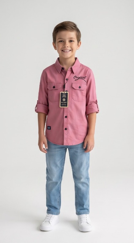 Original Cargo Shirt — Dusty Rose
