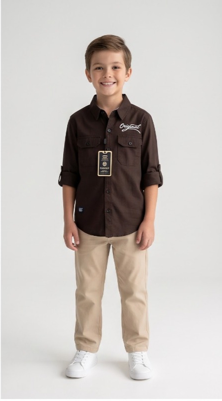 Original Cargo Shirt — Chocolate Brown