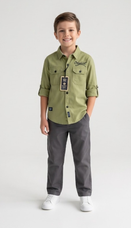 Original Cargo Shirt — Sage Green — image 2
