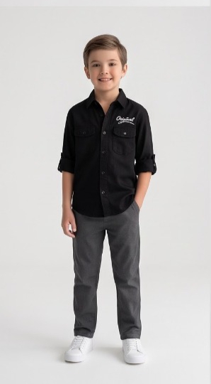 Original Cargo Shirt — Black — image 4