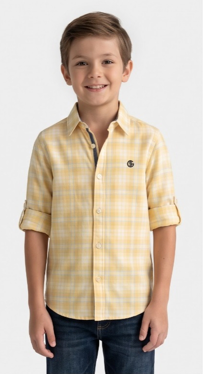 G-Boys Butter Check Shirt