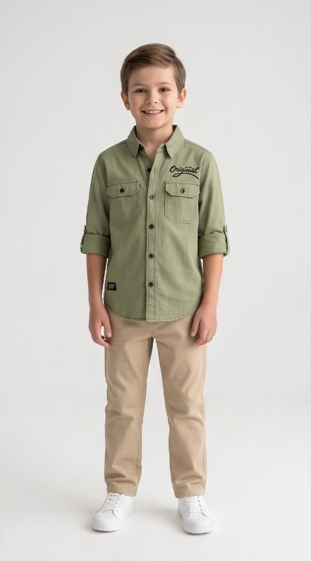 Original Cargo Shirt — Sage Green