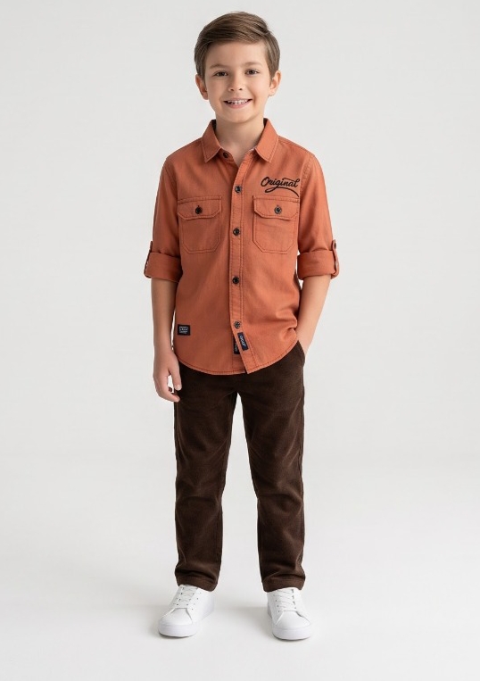 Original Cargo Shirt — Terracotta
