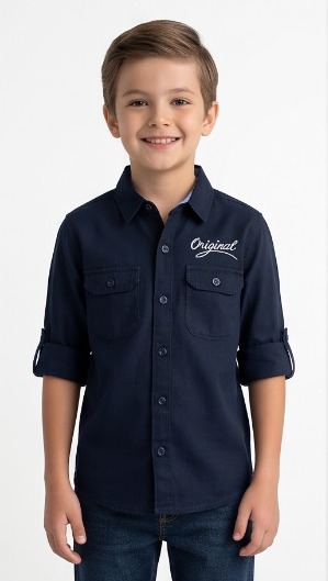 Original Cargo Shirt — Navy