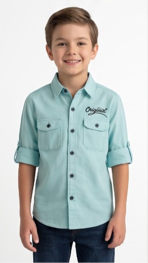 Original Cargo Shirt — Aqua