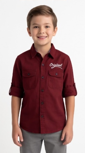 Original Cargo Shirt — Wine