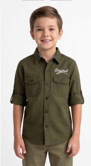 Original Cargo Shirt — Dark Olive