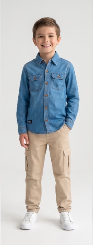 Classic Blue Denim Shirt