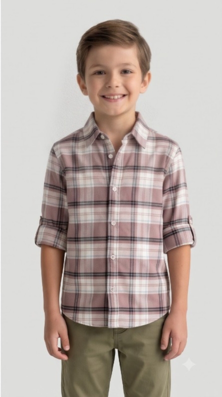 G-Boys Rose Check Shirt — image 2