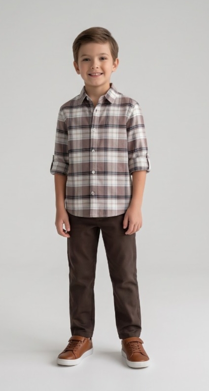 G-Boys Rose Check Shirt — image 3