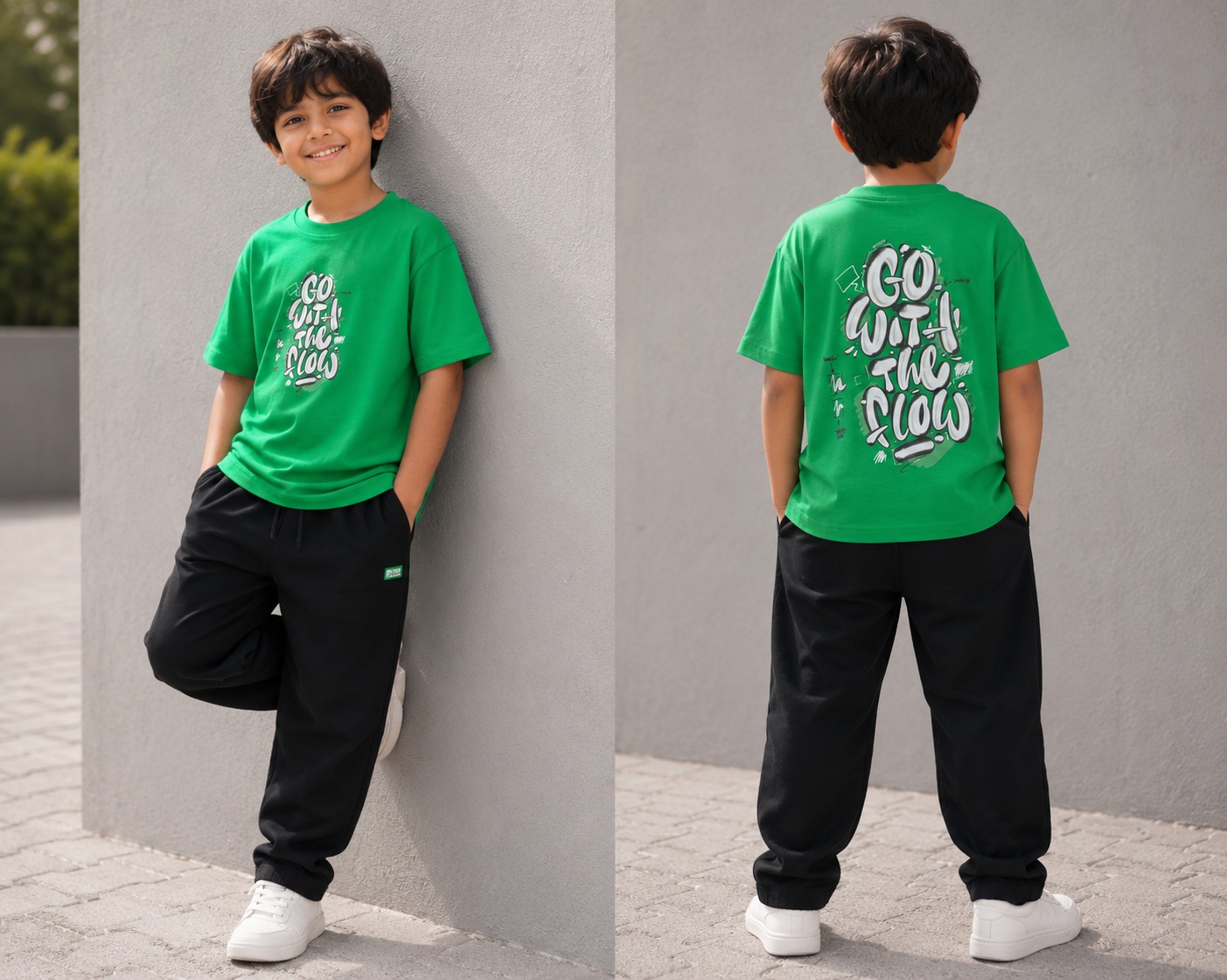 Go With The Flow Print T-Shirt