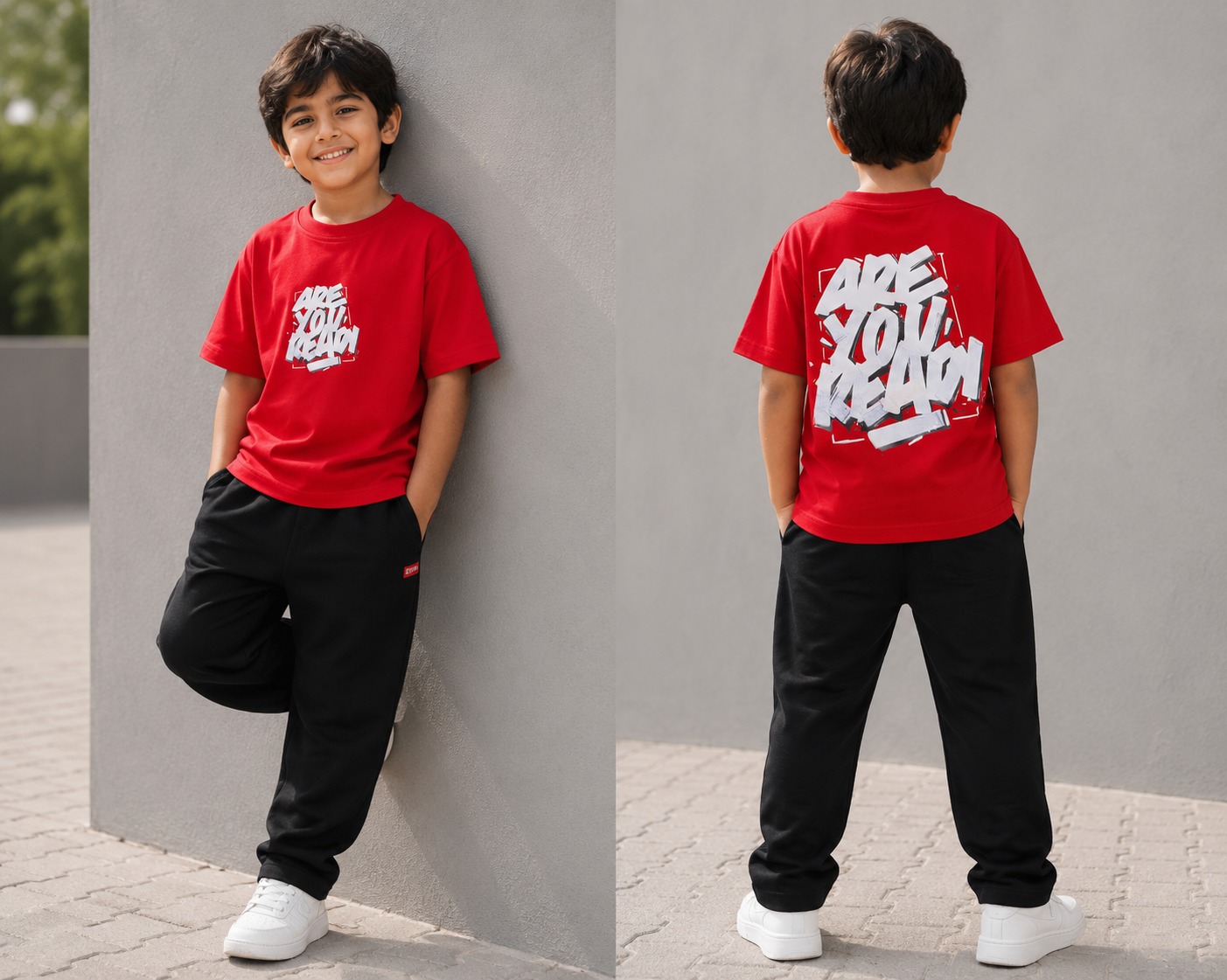 Are You Ready Print T-Shirt