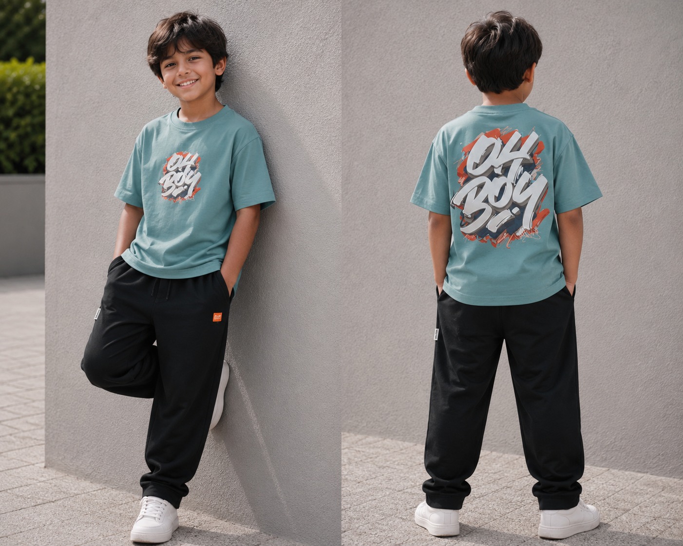Oh Boy Print T-Shirt