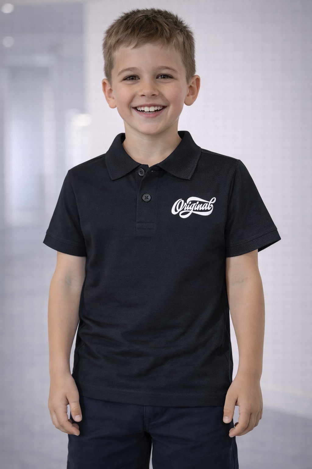 Legend Original Polo T-Shirt — Charcoal