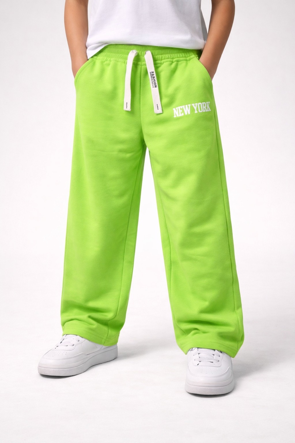 Track Pant — Lime Green New York