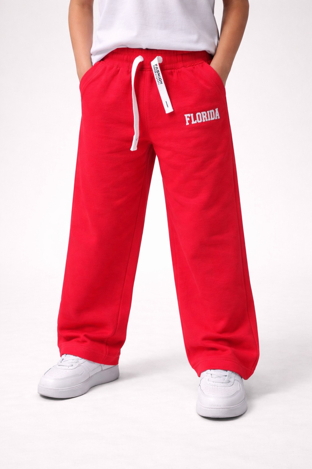 Track Pant — Red Florida