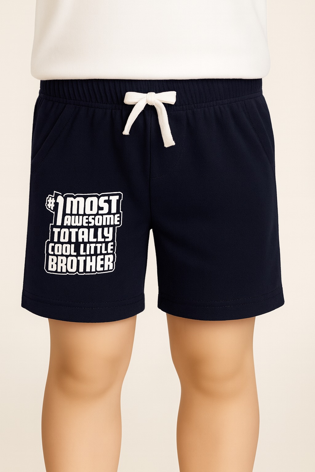 Cool Little Brother Shorts — Navy | 1–3 Years