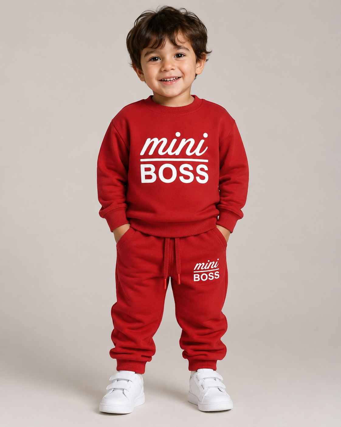 Mini Boss Co-ord Set — Red