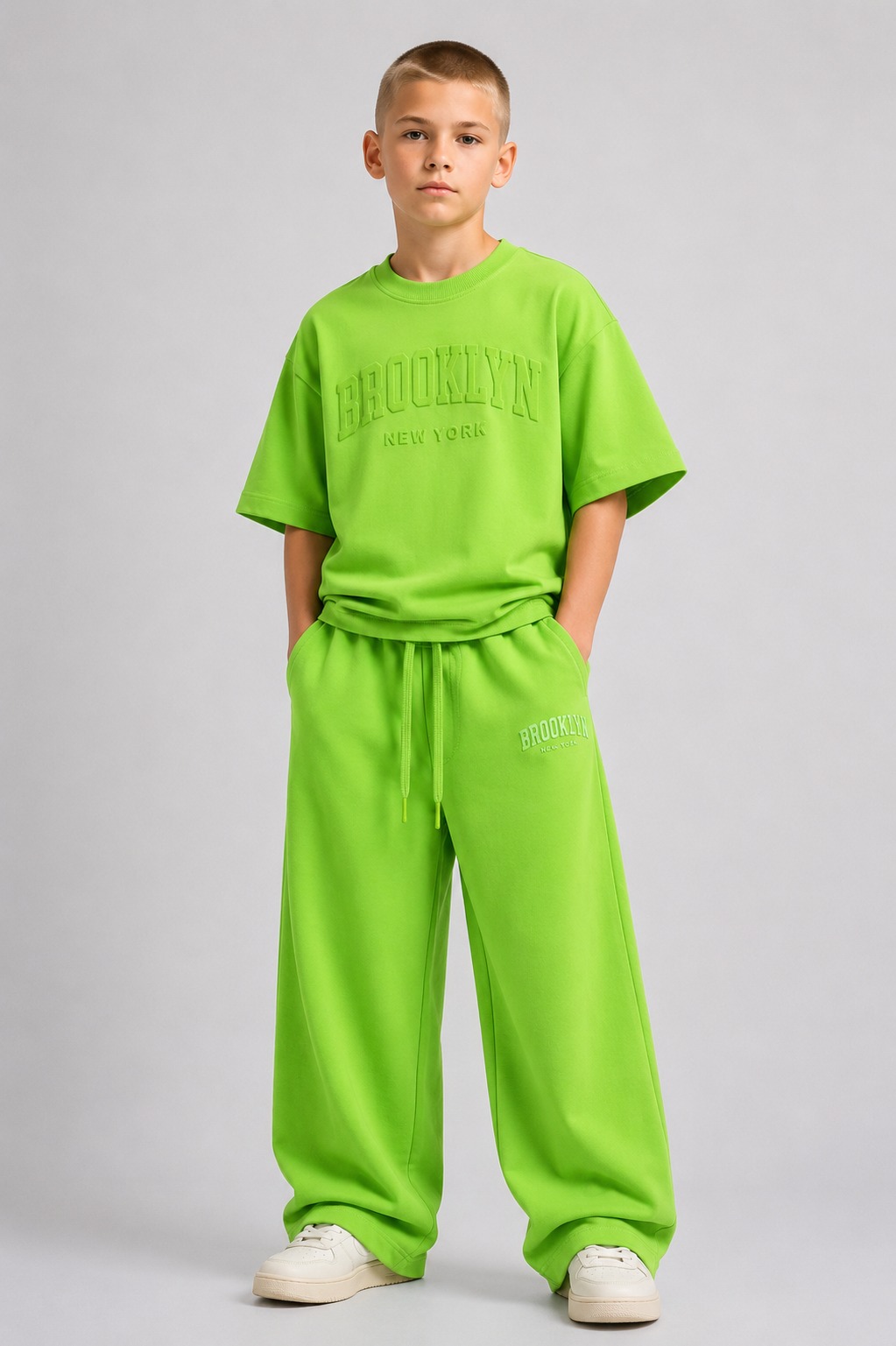 Brooklyn Co-ord Set — Lime Green