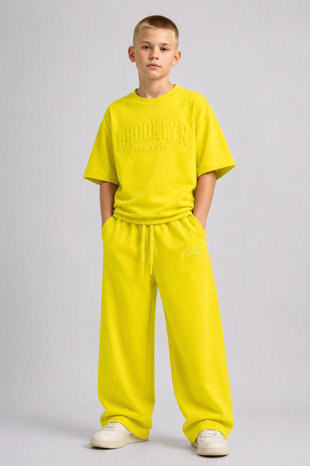Brooklyn Co-ord Set — Lime Yellow