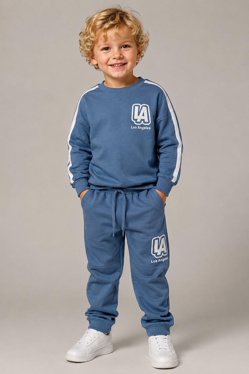 LA Co-ord Set — Slate Blue