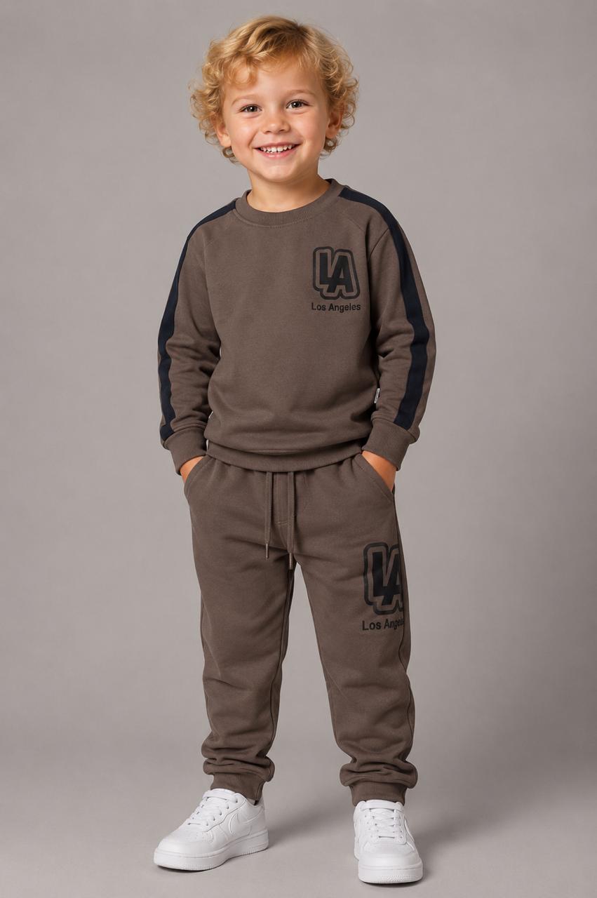 LA Co-ord Set — Brown