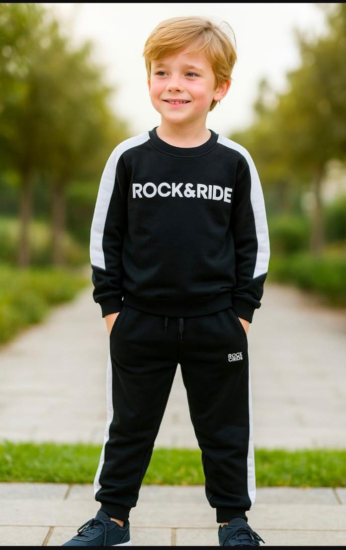 Rock N Ride Co-ord Set — Black