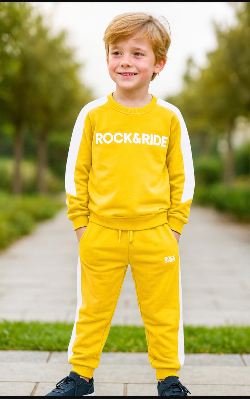 Rock N Ride Co-ord Set — Yellow