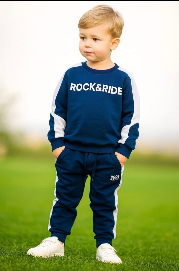 Rock N Ride Co-ord Set — Navy