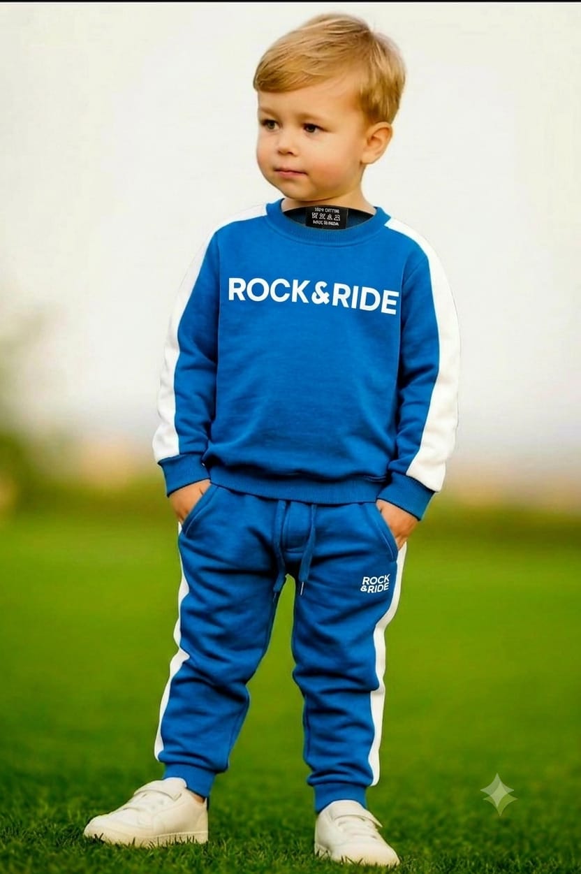 Rock N Ride Co-ord Set — Royal Blue