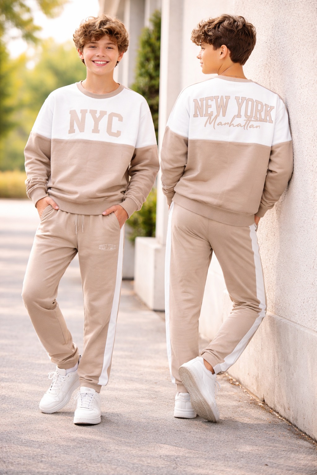 NYC Co-ord Set — Beige