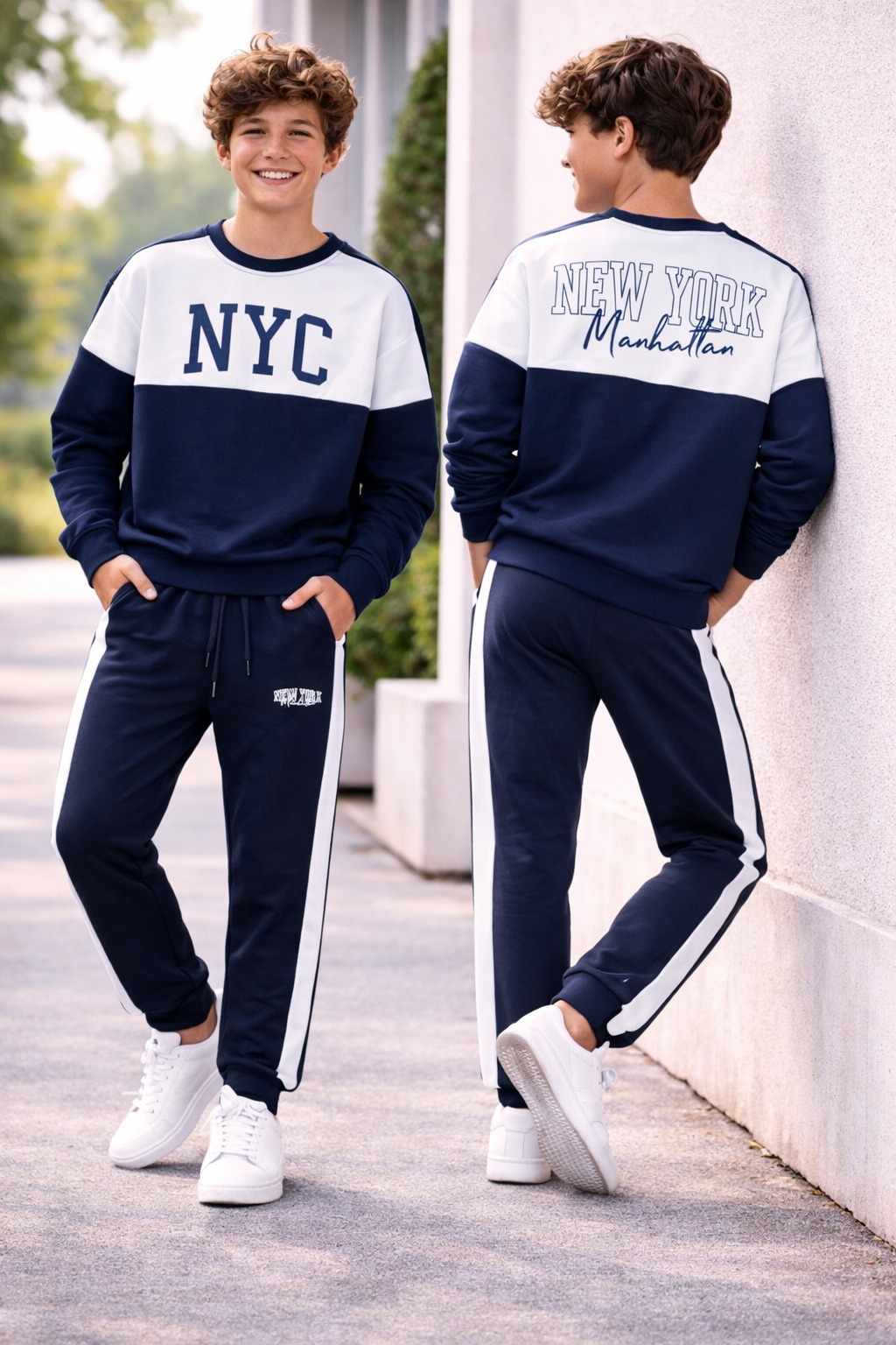 NYC Co-ord Set — Navy