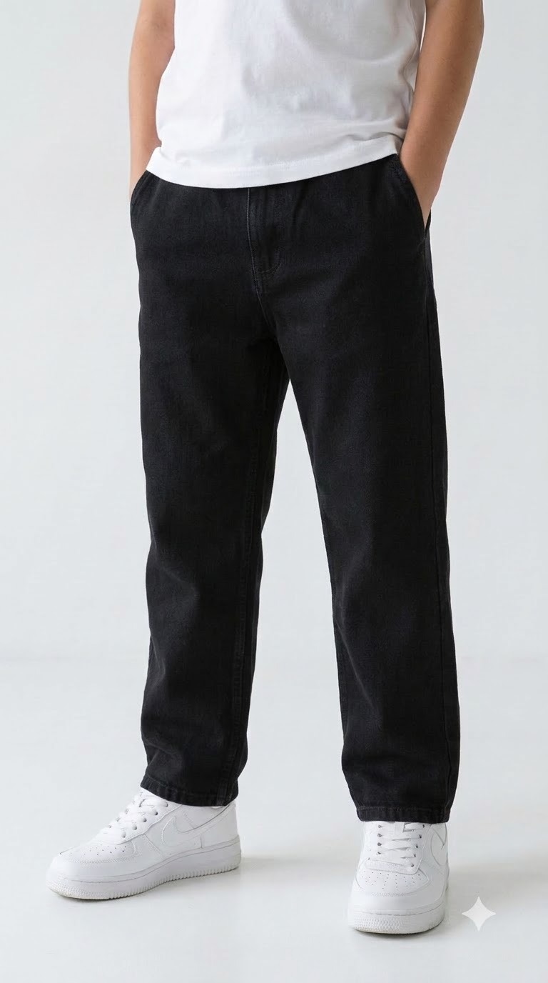 Regular Fit Pant — Black