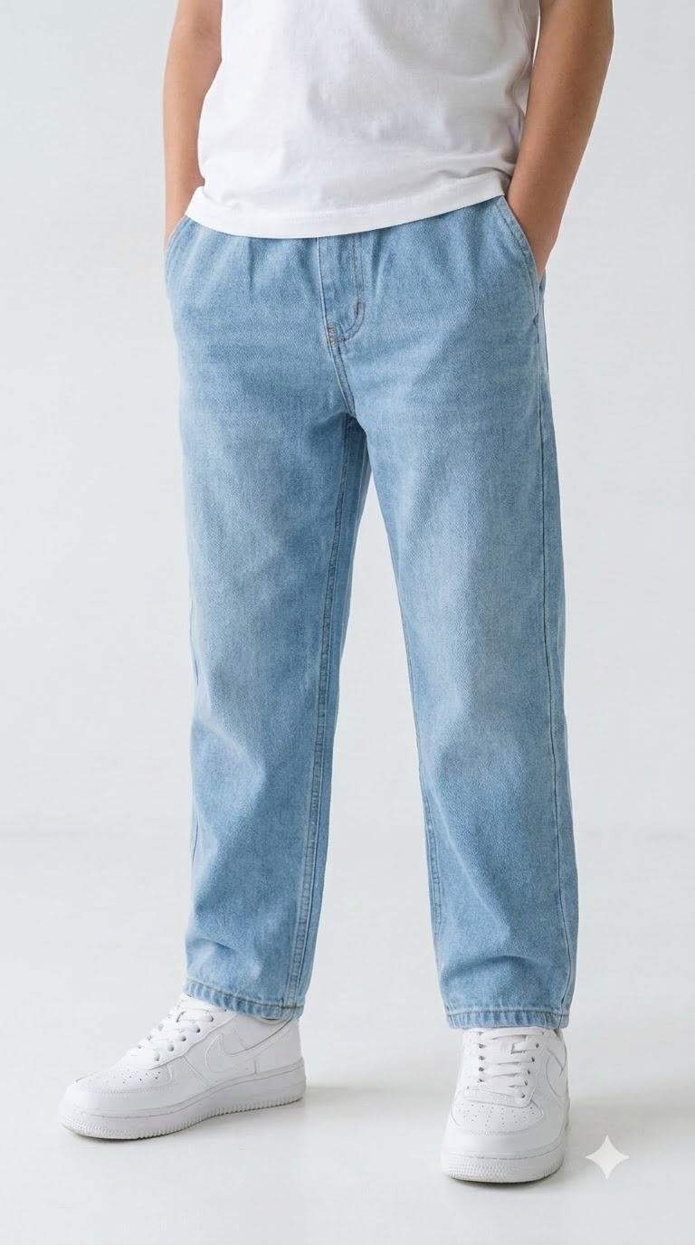 Regular Fit Pant — Ice Blue