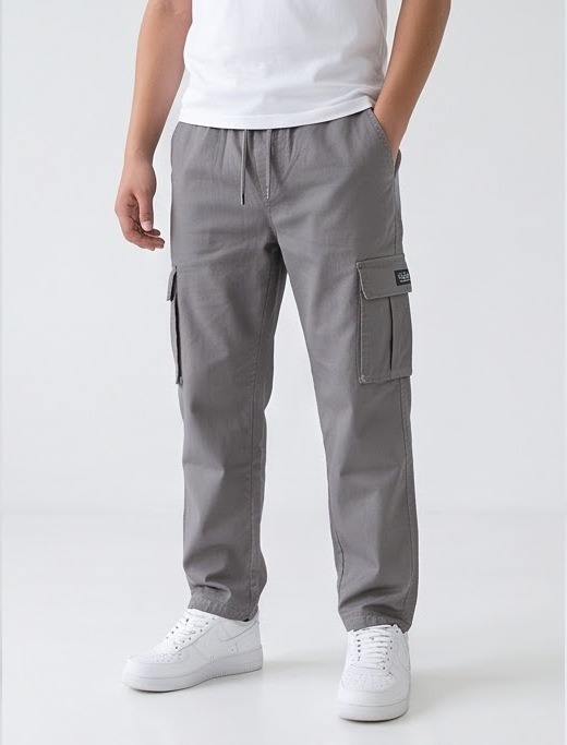 Cargo Pant — Mid Grey