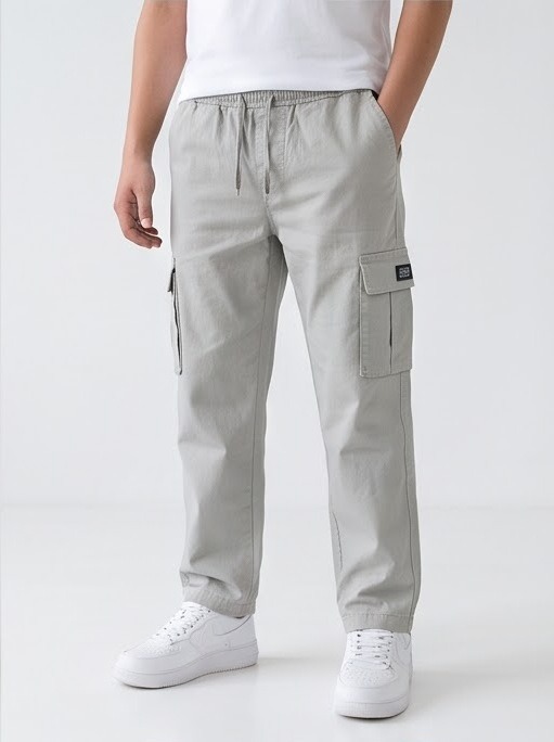 Cargo Pant — Light Grey